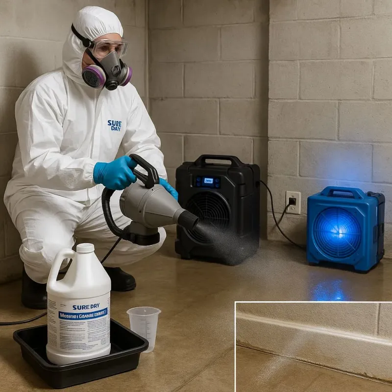 Sanitization and Odor Removal process in Lincoln Park, PA