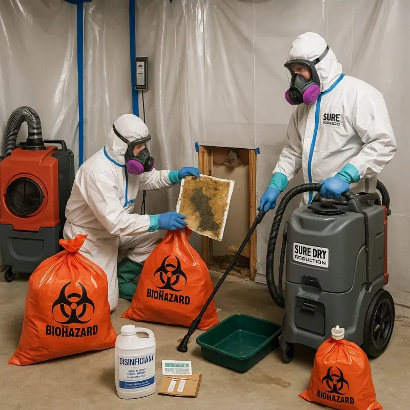 Contaminated Water Handling Protocols process in Lincoln Park, PA